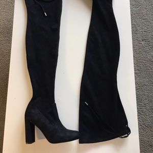 Steve Madden Black Heeled Boots